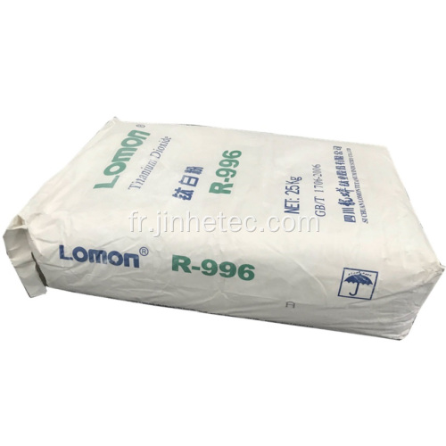 Lomon R-996 Dioxyde de titane Rutile pour peintures en plastiques